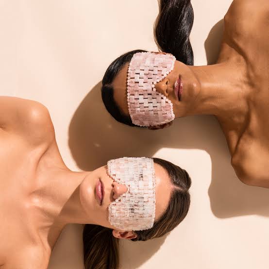 Obsidian Quartz Eye Mask