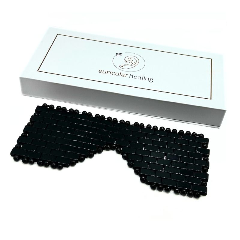Obsidian Quartz Eye Mask