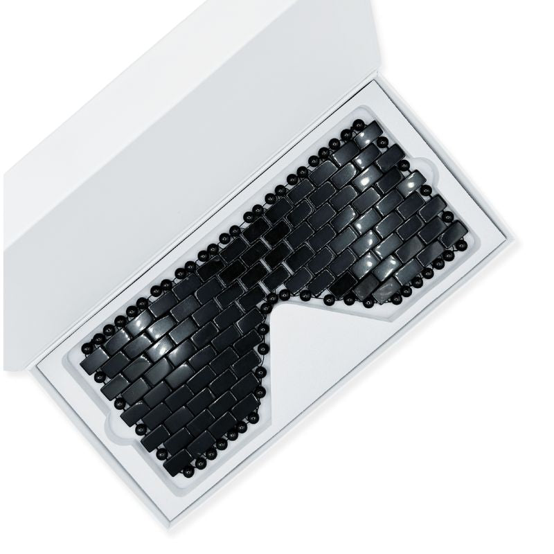 Obsidian Quartz Eye Mask