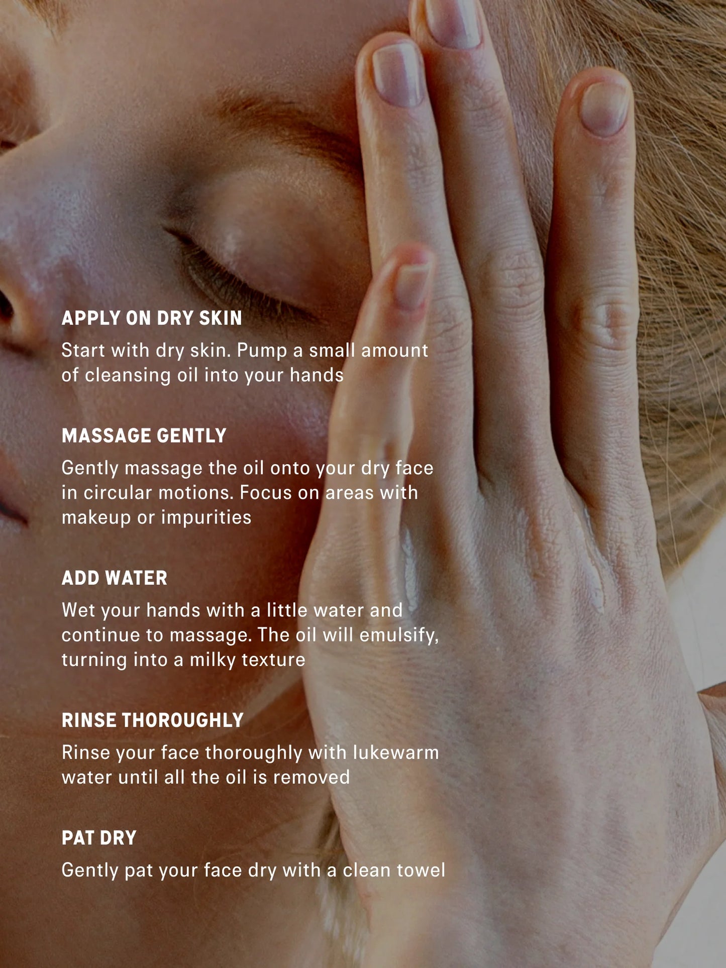 Face cleansing oil