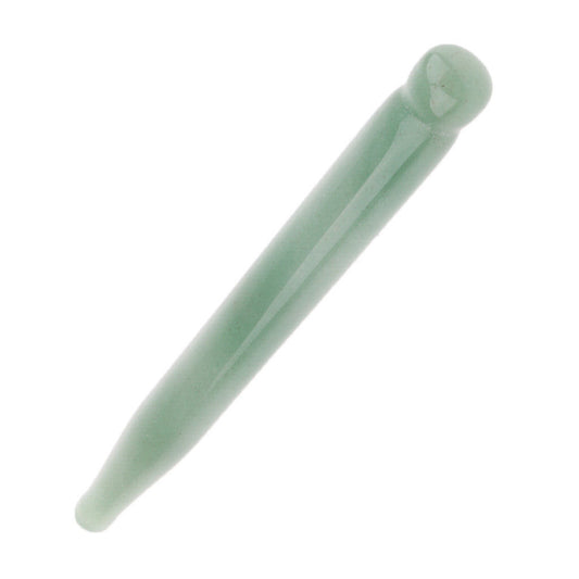 Jade guasha stick acupressure