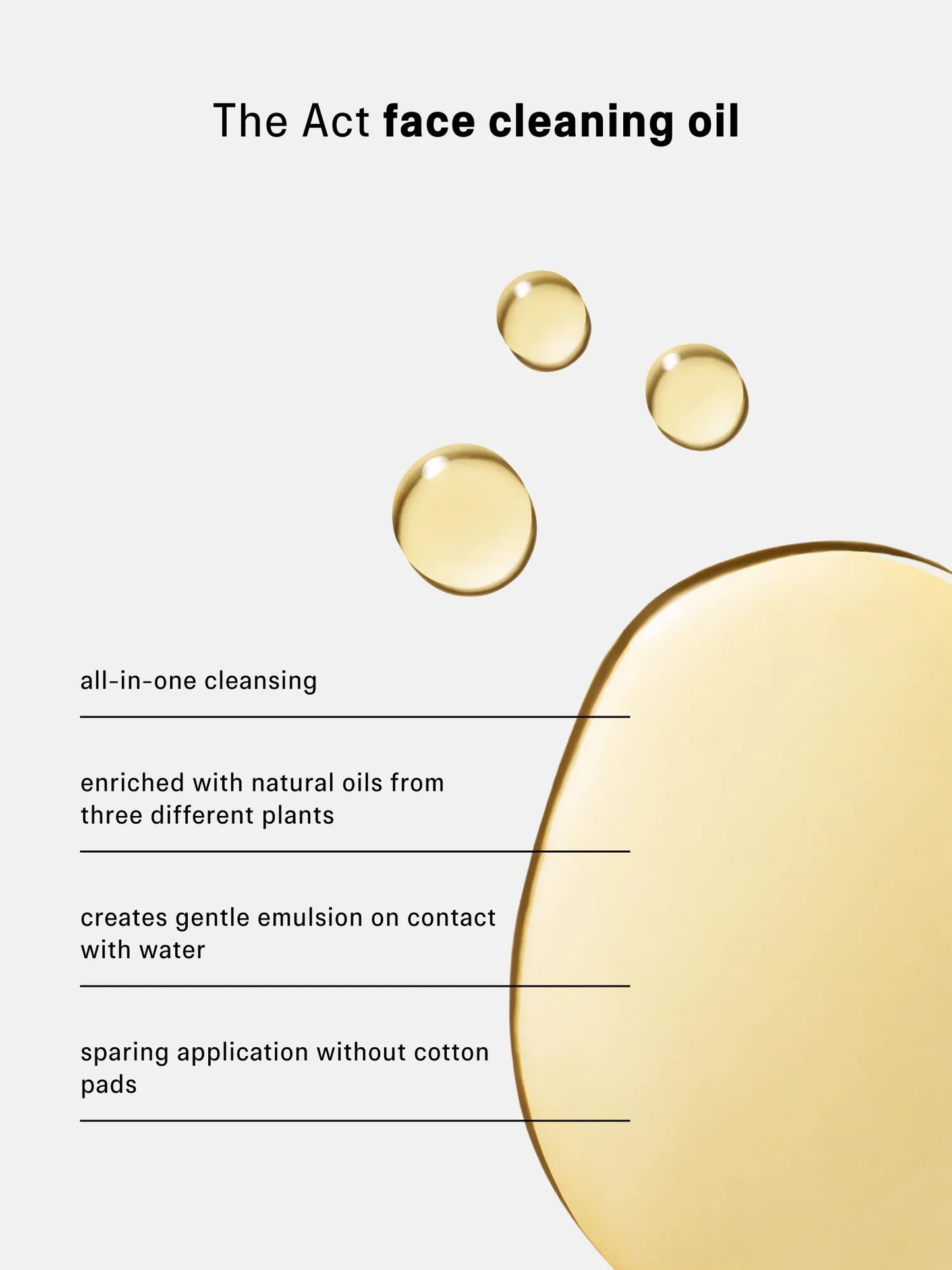 Face cleansing oil