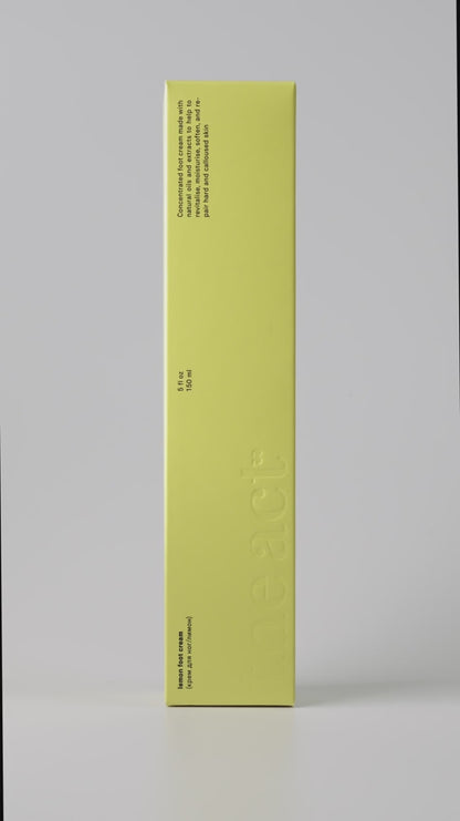 Lemon foot cream