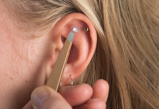 Gold Plated Swarovski® Ear Seeds Kit